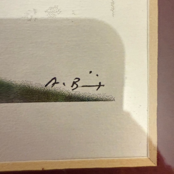 Gold Framed Winter Scene Art Print - Picture 3 of 5